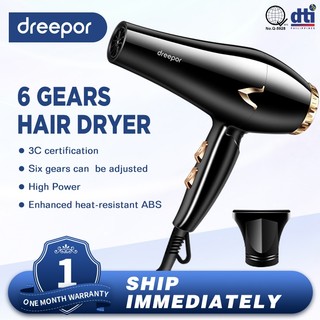 Dreepor Electric Hair Blower Professional Blower Hair Dryer Hair Fasting Drying Care Beauty