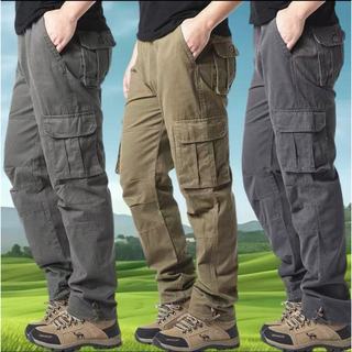 New Men's   Stright 6 Pockets Cargo Pants