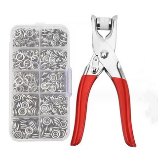 50 Pair Snap Button Plier Set Metal Automatic Button Snap Kit for Sewing Clothing Leather Crafting