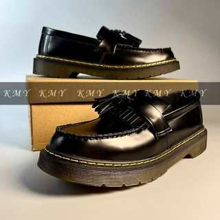 KMY new arrived couple loafers British style women leather shoes high quality cowhide leather