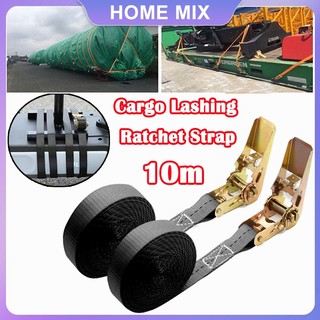10m Cargo Strap Lashing Heavy Duty Adjustable Ratchet Strap Cargo Rope Tie-Down MotocycleTruck Strap