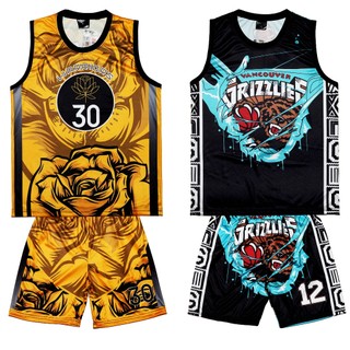 Kids Terno Basketball Jersey Shorts for Kids Boy Full Sublimation Printed (Not Customized）