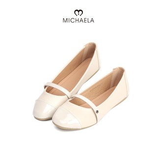 MICHAELA Sophisticated Mary Janes Glossy Patent Square Toe Anti-Blister for School Work SH6527039 CX