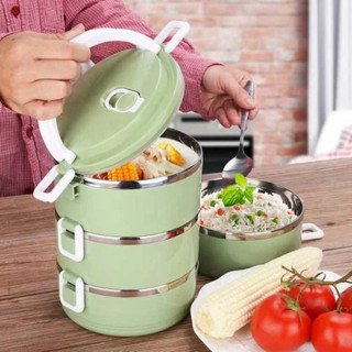 3 Layers Stainless Steel Lunch Box High Quality Thermo Bento Box Thermal Food Container Insulation