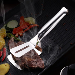 Stainless steel food tongs kitchen tools fried fish steak tongs barbecue tongs barbecue tongs