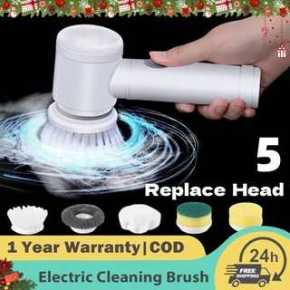 5 in 1 Electric Cleaning Brush Multi-functional for Home Kitchen Handheld Wireless Cleaning Tool