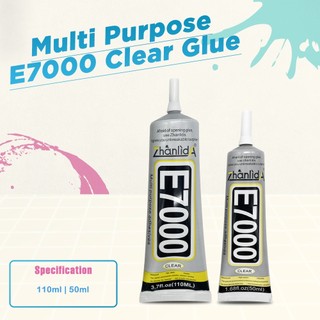 Transparent Super Glue E7000 for Fabric, Plush Toy, Crafts DIY Tools Fast-dry Adhesive 50/110ml