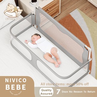NIVICO BEBE Baby Crib With Mosquito Net Anti-pressure Foldable Fence For Baby Bed Set For Newborn