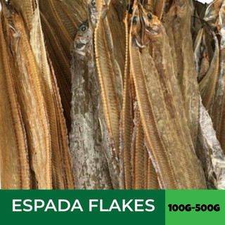 DFP Dried Espada Flakes 100g | 250g | 500g (Resealable Pouch | Vacuum Sealed) Scabbard Fish