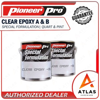 PIONEER PRO Special Formulation Clear Epoxy A & B Set Quart | Pint