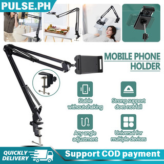 Desktop Bed Lazypod Arm Holder Cellphone and Tablet Mount Clamp Cellphone Pad Holder 360° Rotating
