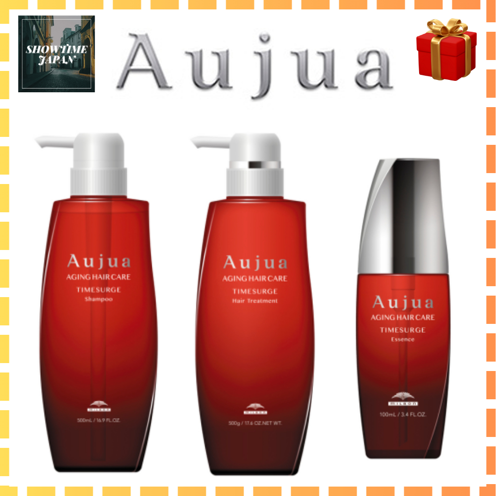 Milbon Aujua Time Surge Shampoo / Hair Treatment / Essence