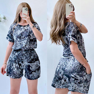 PP  Yna Pajama Terno Tshirt Shorts Loungewear Coordinates