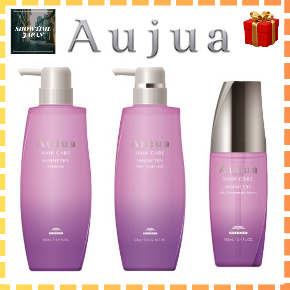 Milbon Aujua Inmetrie Shampoo / Treatment / Fix Concentrate Serum