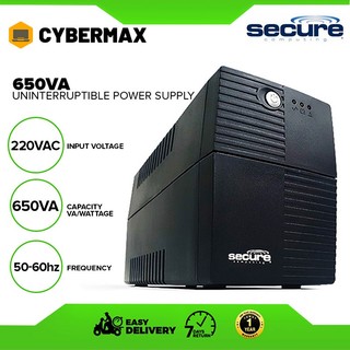 SECURE UPS 650VA(1000VA/1500VA/2000VA/3000VA) For PC Computer Laptop Uninterruptible Power Supply