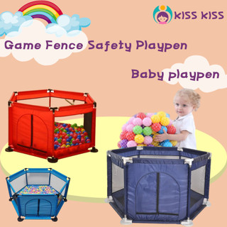 Baby playpen toddler crawl pad guardrail with plastic ocean balls Kids Play Fence