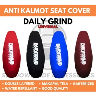 DAILY GRIND ANTI KALMOT SEAT COVER MOTORCYCLE MAKAPAL, WATER REPELLENT, GARTERIZED AND GOOD QUALITY