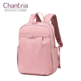 Chantria CB00769 Solid Color 12'' Laptop Compartment Light Nylon Waterproof  Backpack For Women