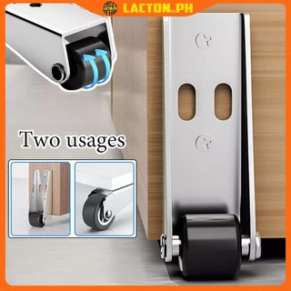 Durable Metal Furniture Silent Side Mounted Directional Rollers Multi-function Door Support Moving