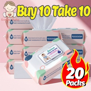 New 20 Packs Wipes for Baby Organic Baby Wipes 80pcs Per Pack - 99% Water Hypoallergenic Non-Alcohol