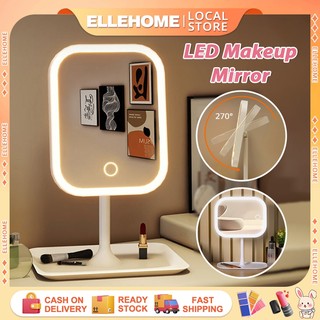 LED Makeup Mirror Dressing Table Mirror Beauty Makeup Mirror Fill Light Adjustable Cosmetics Mirror