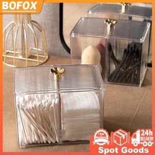 Cosmetic Cotton Cosmetic Finishing With Cover Box Makeup Removal Cotton Swab Storage Box Make Up