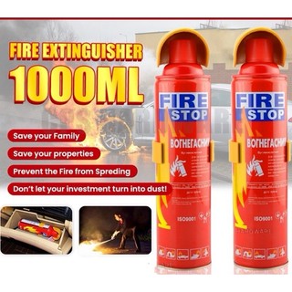 Car Fire Extinguisher - w/ Portable stand Fire Stop 1000 ml for car, motorcycle Bose Car Accessories
