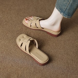 New Korean Casual Flat Slippers Women's Sandal Summer Open Toe Slippers