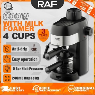 RAF Espresso Machine Italian Espresso Coffee Maker Machine with Milk Foamer for Espresso Cappuccino