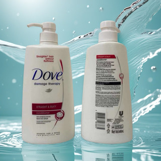 (buy 1 take 1） DOVE SHAMPOO And CONDITLONER STRAIGHT & SILKY 640 ML