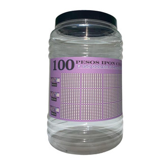 Alkansya BIG Jar 100PESOS Money Bills Ipon Challenge