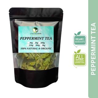 Dried Peppermint Tea Whole Leaf Support (Fresher Breath/Traditional Drink/Herbal Tea) 30g To 100g