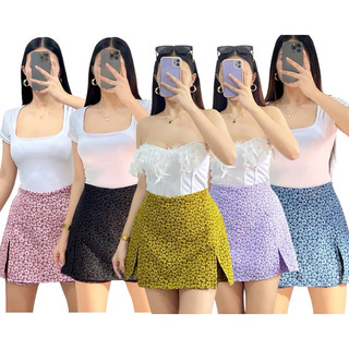 TSMPH | Two Slit Embossed Skort