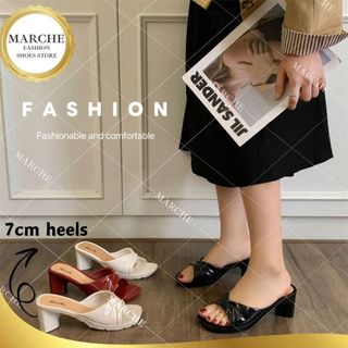 Marche Women's Heels 2025 New Summer Casual Simple One Strap French High Heeled Heels For Women
