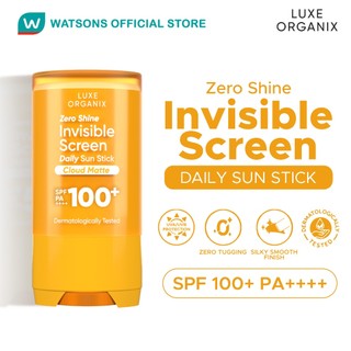 LUXE ORGANIX Zero Shine Invisible Screen Daily Sun Stick SPF 100 17g
