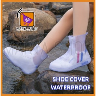 MARYA.SHOP 1pair Anti-Slip Rain Shoes Cover Waterproof Shoe Cover Men And Women Shoe Protector Boots