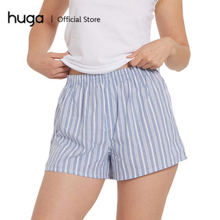 Huga Checkered Womens Boxers Ultra Comfort 100% Cotton Boxer Shorts for Women S-2XL Plus Size