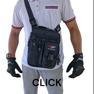 (BRADJAMES SPORT) CLICK Sling Bag/Cross body bag  for Men with Quick Released
