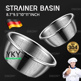 Strainer Basin Makapal Stainless Steel Strainers Big Colander Kitchen Accessories Food Grade Drainer