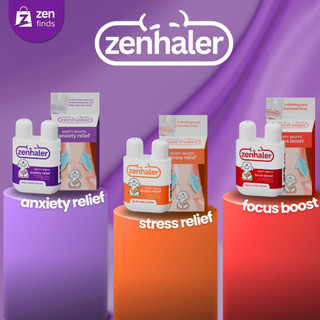 Thai Herbal Inhaler Set 3pcs Aromatherapy Nasal Inhaler For Stress Relief Focus Zenhaler