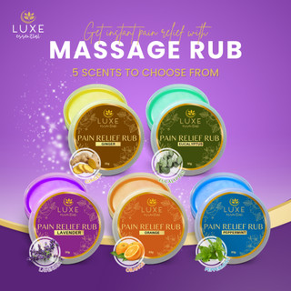 Balm Pain Relief Rub by Luxe Essential – Natural Pain Relief and Soothing Comfort