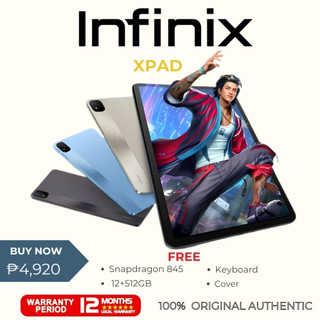 Infinix XPAD Tablet Android 12 4G LTE + WiFi 12+512GB | Snapdragon 845 | 10000mah Battery