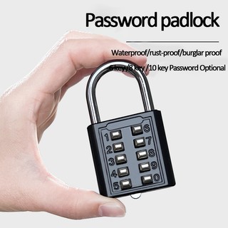 Mechanical password padlock Travel Luggage Lock Digit Combination Lock Locker button lock