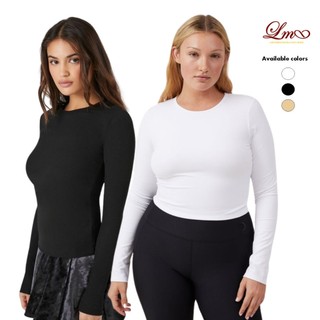 Double Lining Plus Size Top XL Longsleeve Fitted Style Women Casual Clothes by Lovemichcollections