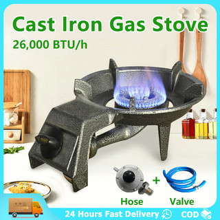 Heavy Duty Cast Iron Household Gas Stove Automatic Ignition Single Burner Stove 21A/31A