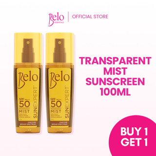 Belo SunExpert Transparent Mist SPF50 100mL Buy 1 Take 1