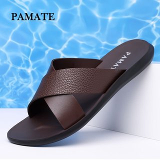 2026 NEW Men's Non-Slip Indoor Slides | Soft Sole Slippers for Home Comfort & Wet Floor