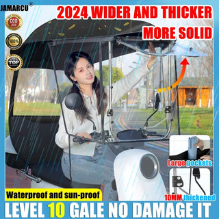 New Upgrade Bold Motorcycle Awning Electric Car Canopy Rainproof and Windproof UV Sunscreen awning