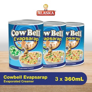 Cow Bell Evapsarap Evaporated Creamer 360ml | Set of 3