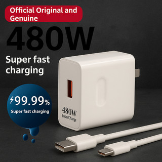480W USB Super Fast Charging Adapter with 6A USB Cable For Android Type-C Micro for Android phones